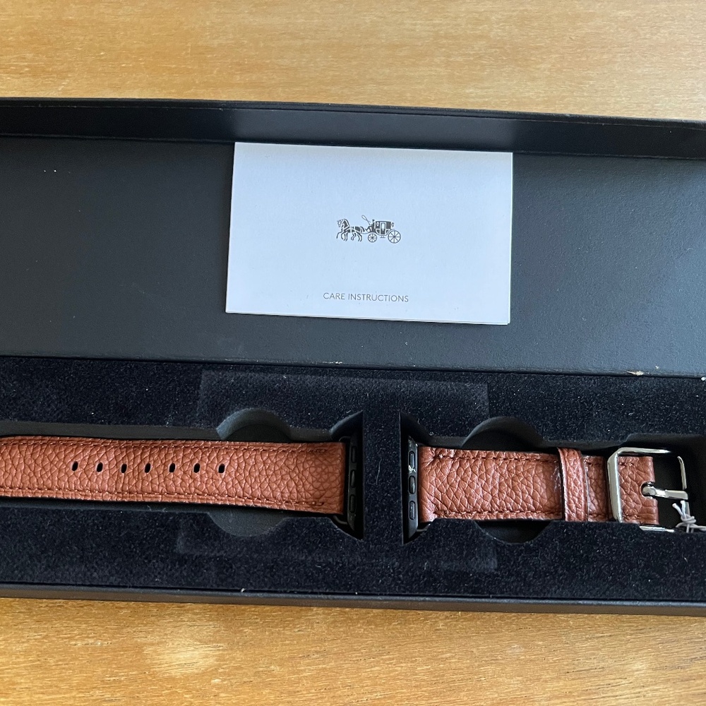 Coach Apple Watch band